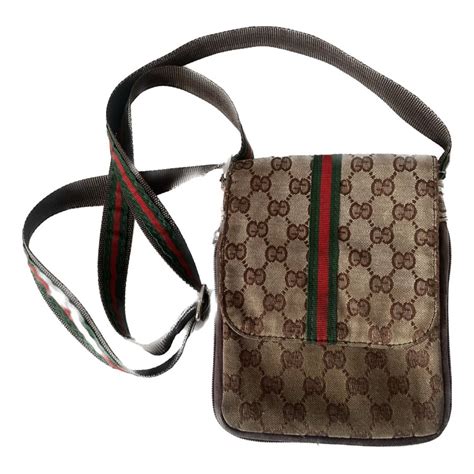 gucci lunchbox|Gucci cloth crossbody bag.